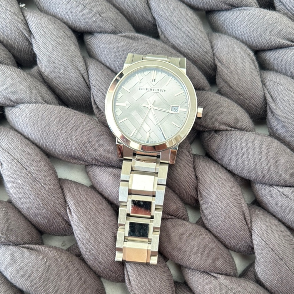 Burberry Silver Watch